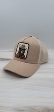 Smokey Bear Trucker Hat Beige Mesh Snapback Adjustable Cap NWT Licensed