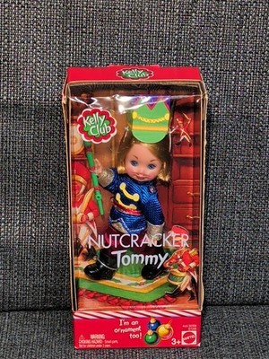 Mattel Barbie Kelly Club Nutcracker Tommy Doll 2003 B1348 New Holiday Ornament