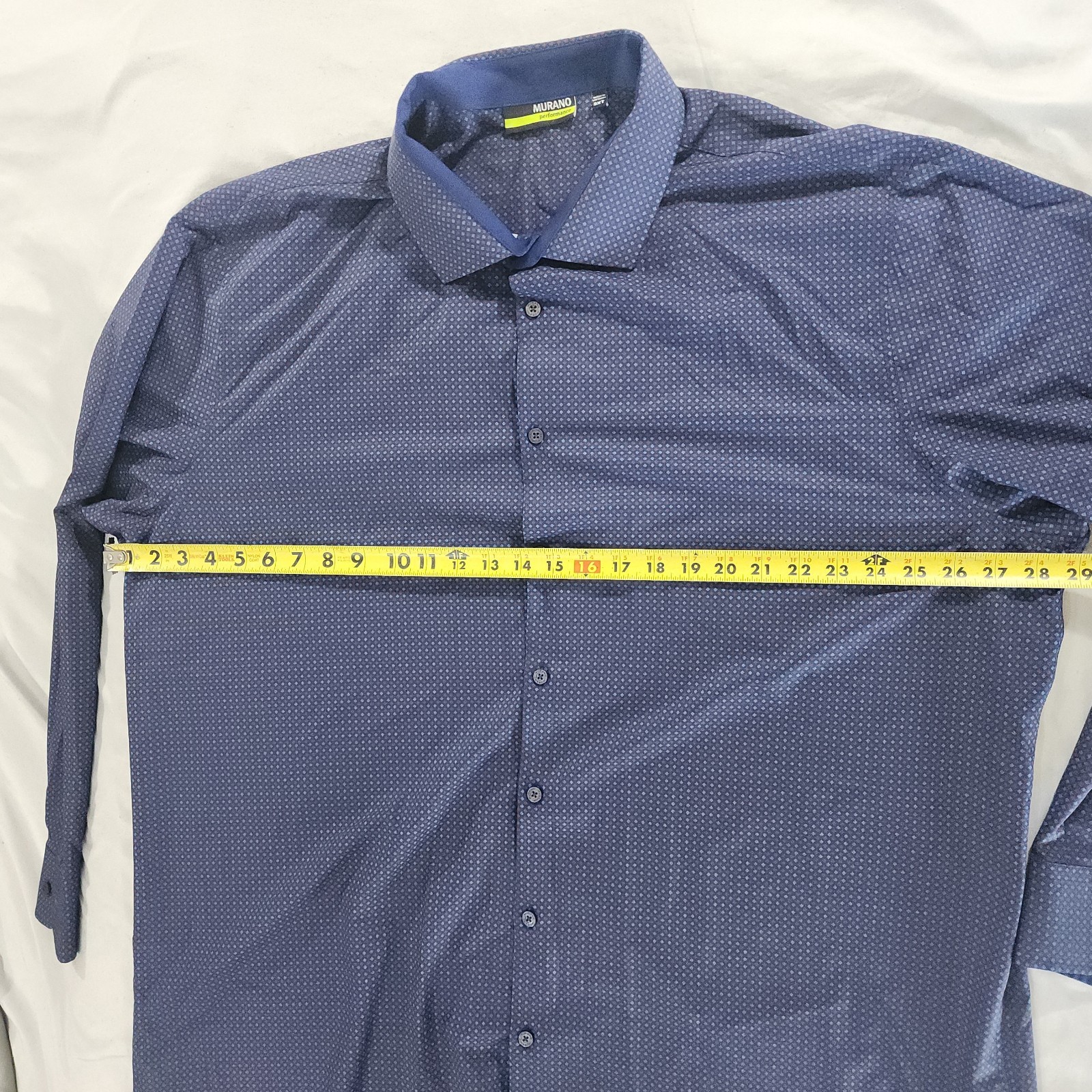 Murano Slim Fit Performance Button Front Shirt Me… - image 5