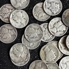 Silver Mercury Dimes lot (25) 1900s