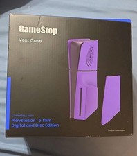 Gamestop Vent Case Covers Galactic Purple Fits Digital And Disc Editions PS5