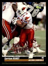 1995 Pro Line #1 Garrison Hearst /400 Printer's Proofs Arizona Cardinals