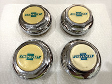 Vintage Chevrolet Brasschrome Threaded Center Grease Cap