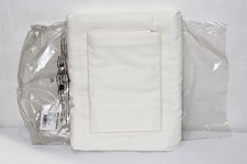 LANDS' END Cómoda Franela Súper Suave XL Doble SÁBANA SUPERIOR Y FUNDA DE ALMOHADA, Marfil, ¡NUEVA!