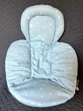 4moms MamaRoo Newborn Infant Baby Plush Padded Seat Insert Pad Blue Polka Dot