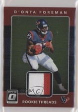 2017 Donruss Optic Rookie Threads Prime 18/25 D'Onta Foreman #25 nd3