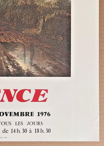 Raymond QUENCE — Affiche originale d'exposition, Galerie André Weill, Paris — vue 3 sur 5