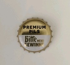 1x Bitburger 2026 Bitte mehr Gewinne Kronkorken bottle cap, Innen Gewinn code