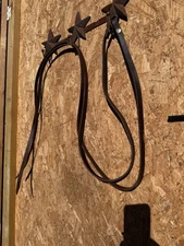 USED WESTERN LEATHER SPLIT REINS