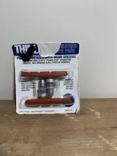 Pack Kool-Stop Thinline V-Brake Pads One Piece Threaded Post Salmon Compound