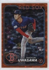 2024 Topps Update Orange Crackle Foilboard 113/299 Naoyuki Uwasawa #US268 18pg