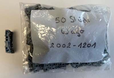 50 Stück Wago Reihenklemmen / 2002-1201