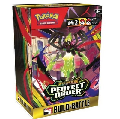 Pokémon TCG: Mega Evolution Perfect Order Build & Battle Box