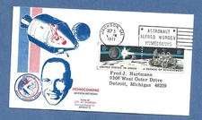 APOLLO 15 AL WORDEN HOMECOMING SEP 5,1971 JACKSON MI  SPACE COVER NASA