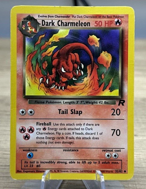25+ Darkness Charmeleon Pokémon TCG Team Rocket Individual