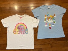 Care Bears Y2K Graphic Tee Lot Womens L Rainb...