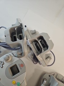 SEGA Dreamcast LOT Console 6 Controllers 3 Memory Cards 3 Games TESTED Working!