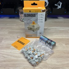  Glorious Panda Lubed Tactile Mechanical Keyboard Switches - 3 Pin - 36 Pack 