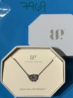 NIB Necklace Bomb Party 18" RBP5031 Cluster Sparkle Diamond CZ Hematite P