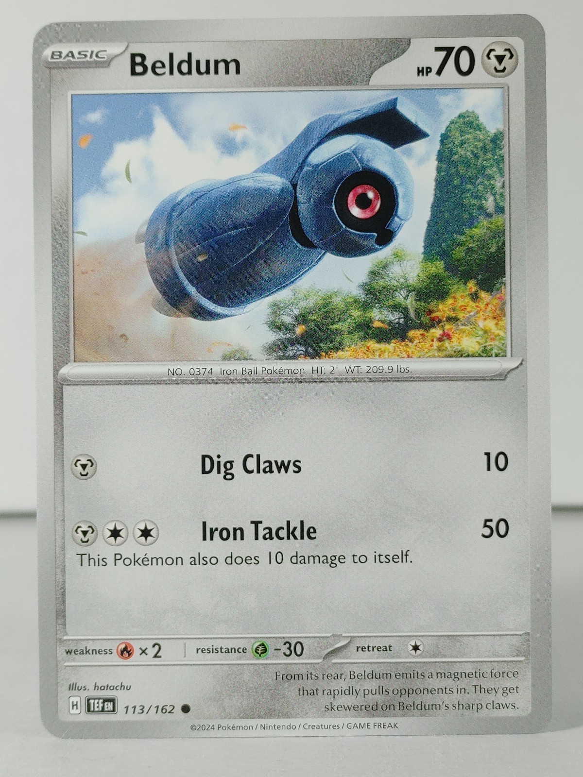 Beldum - Temporal Forces - 113/162 - Pokemon - NM - singles
