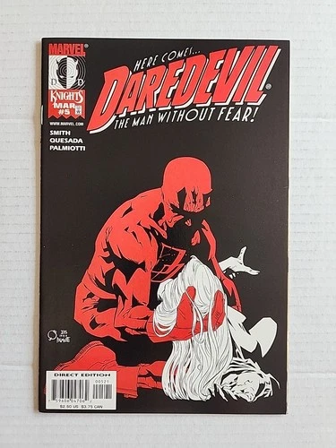 DAREDEVIL #5 JOE QUESADA VARIANT COVER DEATH OF KAREN PAGE KEVIN SMITH 1999