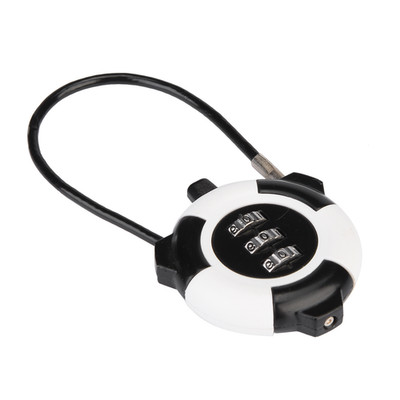 3 Digit Code Combination Suitcase Baggage Metal Password Security Coded Lock SET