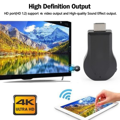M100 True 4K TV Stick TV Streamer HDM WiFi Wireless Dongle Receiver