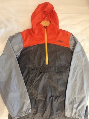 The North Face Jacket Boys Size XLarge 18/20 Anorak Windbreaker Packable Orange
