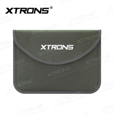 XTRONS RFID Keyless Go Schutz Tasche Auto Schlüssel Hülle Grau Blocker 1er Pack