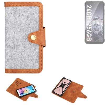 Filzhülle für iiiF150 B2 Ultra Handy-Tasche hellgrau