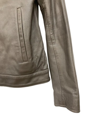 JOURNAL STANDARD relume Goat Leather Single Riders Jacket from Size S Brown image 7
