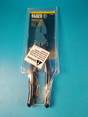 Klein Tools D213-9NE - Lineman's Pliers 9'' High Leverage Side Cutting Pliers