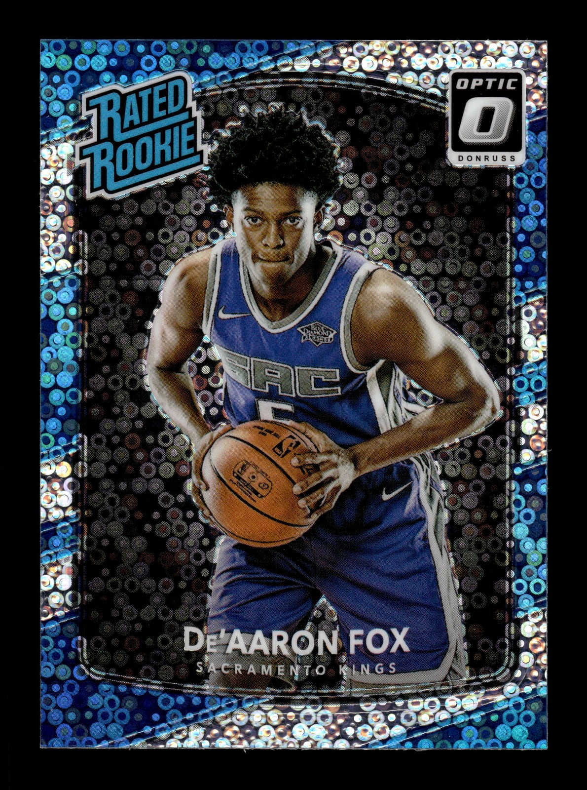 2017-18 Donruss Optic #196 De'Aaron Fox Fast Break Holo ROOKIE RC