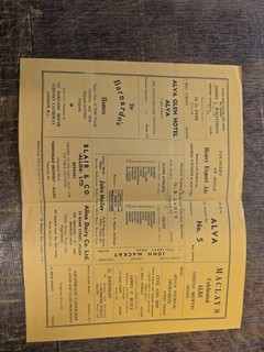 Alloa Athletic Football Club V Celtic 5th February Circa 1956 Football Programme