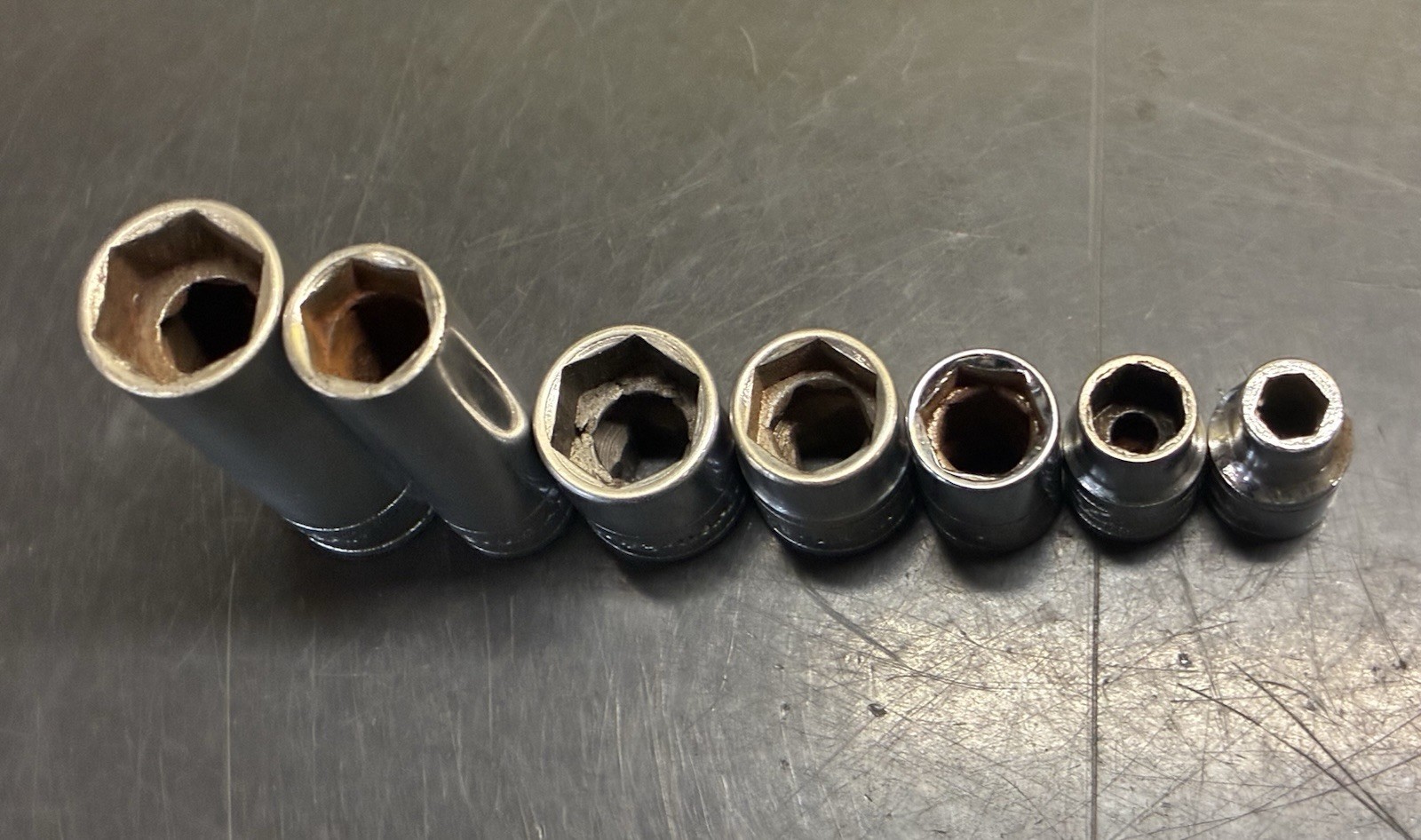 S-K 1/4 Drive Sockets USA Made