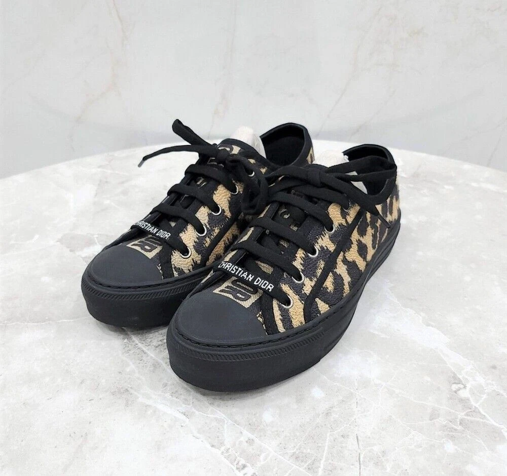 Baskets Dior imprimé léopard   Réf 128455526