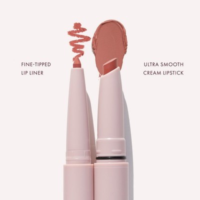  NWT Wander Beauty Women Lipsetter Dual Lipstick & Liner ,ticket to tawny-OS