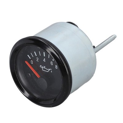 Oil Pressure Gauge Electric Mechanical LED Backlight Press Meter For Automotiv