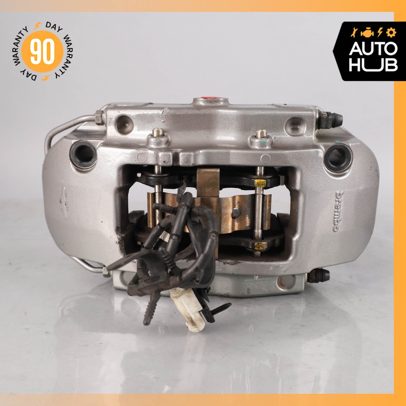 05-17 Aston Martin V8 Vantage DB9 Rear Brake Calipers Set Gray 7G432C464AA OEM