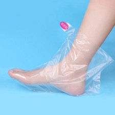 100PCS/bag Transparent Disposable Foot Bags Detox SPA Covers Pedicure Prevent