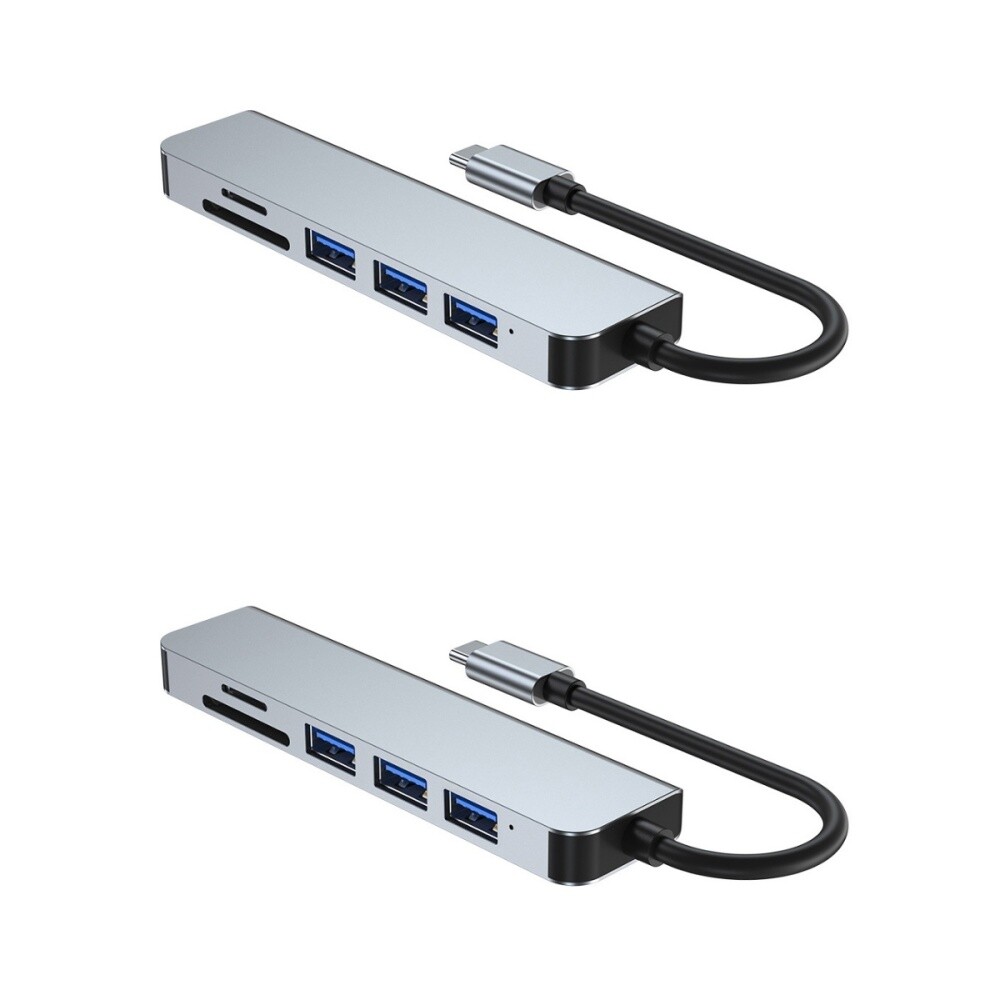 USB 3.0 Hub for Laptop with Charging Ports - Multi-Port Adapter & Data Splitter  