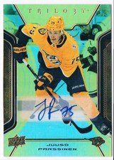 2023-24 TRILOGY AUTO GOLD JUUSO PARSSINEN NASHVILLE PREDATORS #11