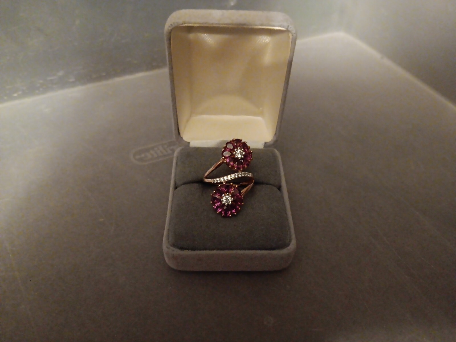 Raspberry Garnet Ring - image 1