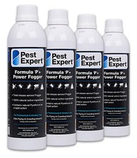 Clothes Moth Fogger Bombs XL (x4) from Pest Expert (530ml) for a larger coverage