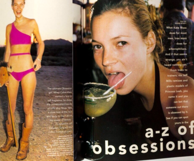 KATE MOSS Terry Richardson MILLA JOVOVICH i-D MAGAZINE August 1997