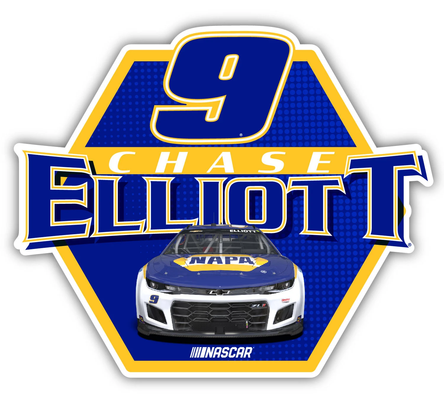 Chase Elliott NASCAR Racing Durable Weatherproof Sticker Decal 01