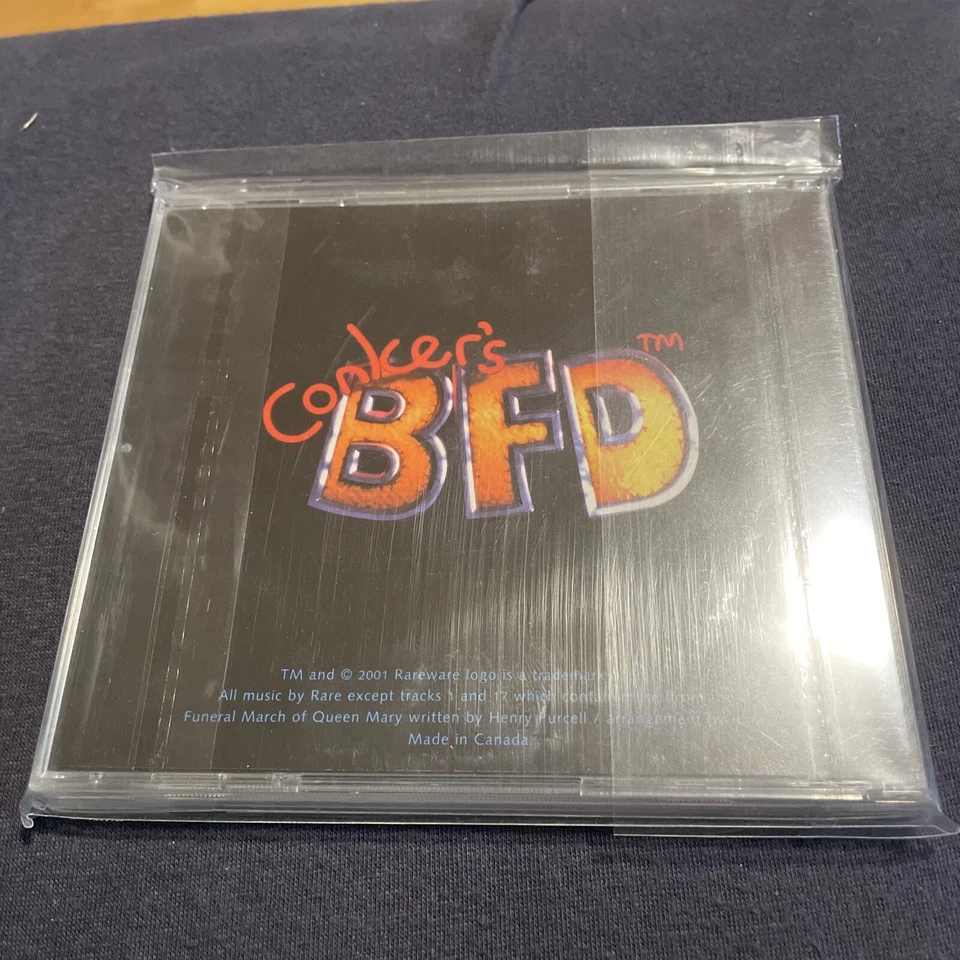 Original 2001 Conker's Bad Fur Day Video Game Soundtrack CD Nintendo 64 RARE OOP - Bild 2 von 2