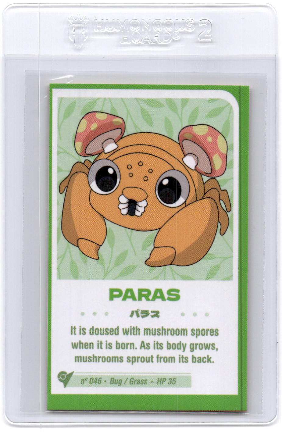 Paras Pokemon Card