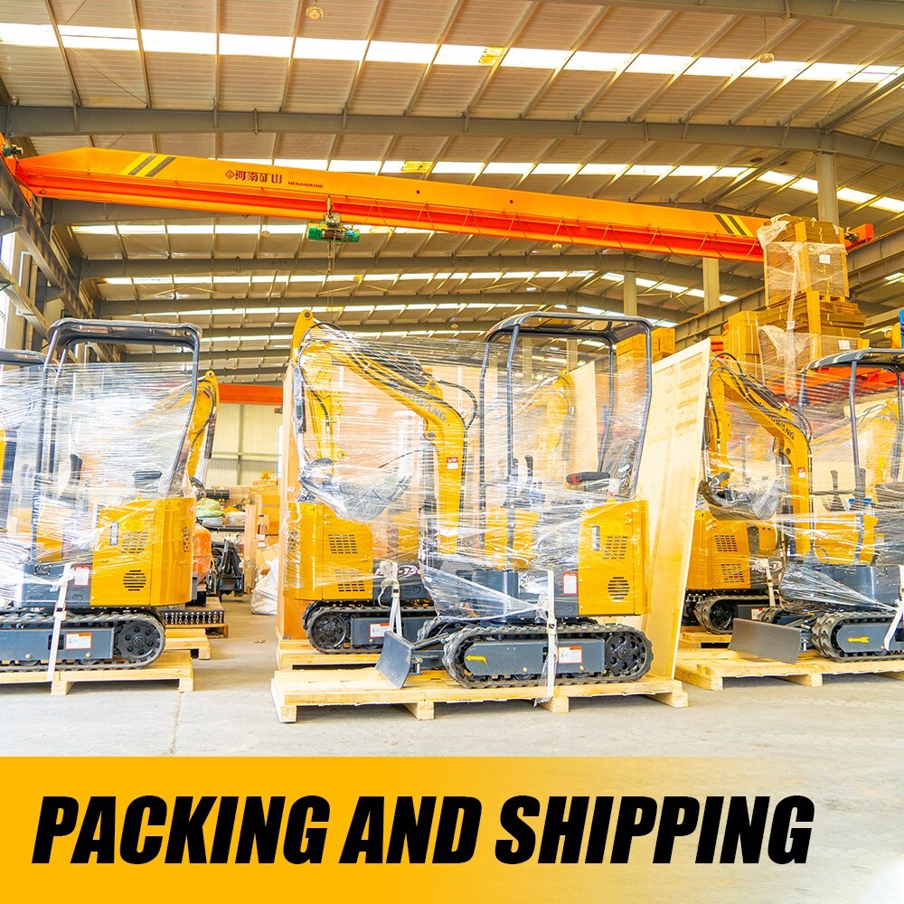 Household 1750 lb Mini Excavator With Powerful And High Digging Force B&S Engine