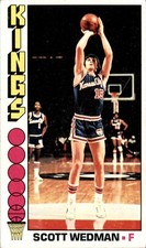 1976-77 Topps Large Basketball Card #142 SCOTT WEDMAN Kings (A)